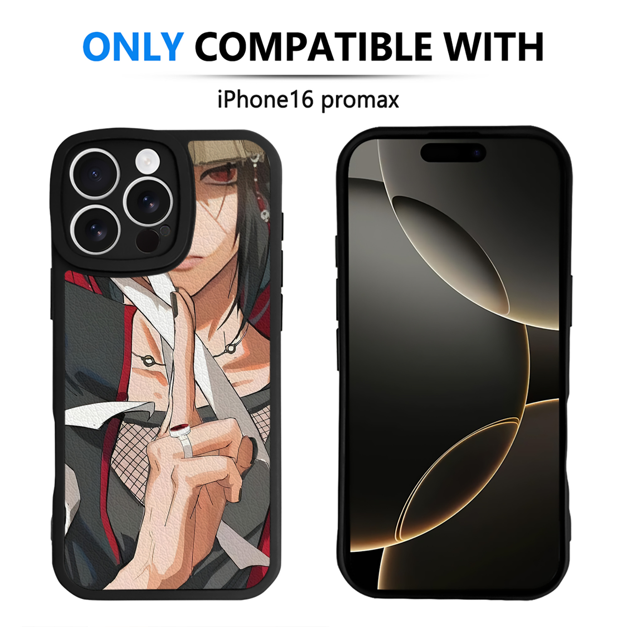 （画像用） NARUTO -ナルト- NARUTO -ナルト- 疾風伝 【iPhone 16シリーズ対応】シリコンスマホケース（レザー調） 材質：シリコン